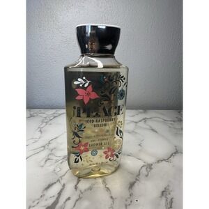 Bath & Body Works PEACE ICED RASPBERRY BELLINI Shower Gel 10oz Aloe Vit E NEW
